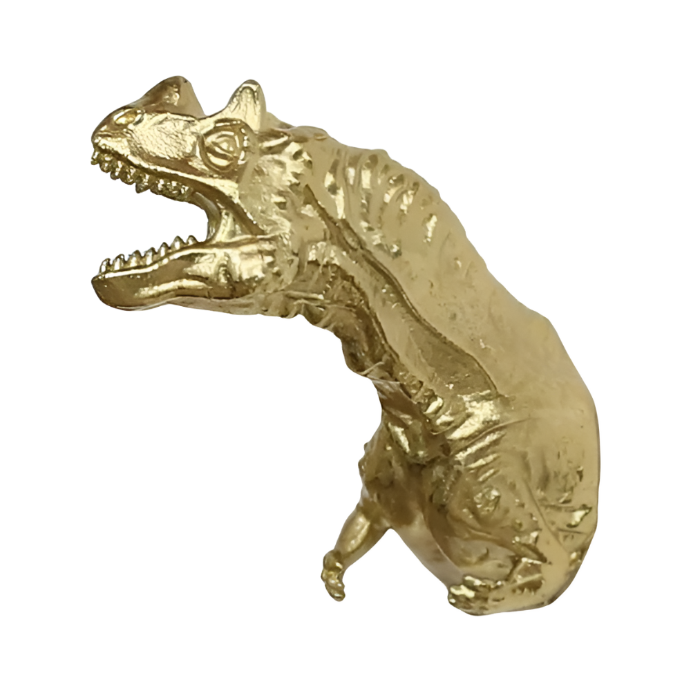 Luxury Dinosaur Wall Coat Rack / Door Knob™ | Brass Dinosaur Coat Hangers and Knobs