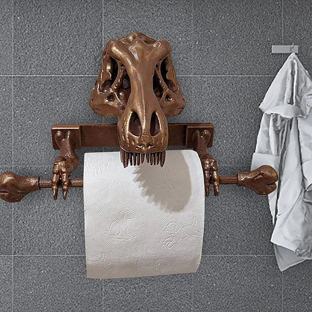 T.rex Toiletrolhouder™ | Uniek & Efficiënt Voor Dinosaurusliefhebbers