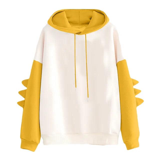 UwU Dinosaurus Hoodie™ | Zacht & Origineel Oversized Hoodie met Speelse Piekdetails