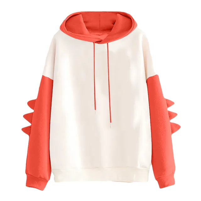 UwU Dinosaur Hoodie™ | Soft & Original Oversized Hoodie with Playful Peak Details