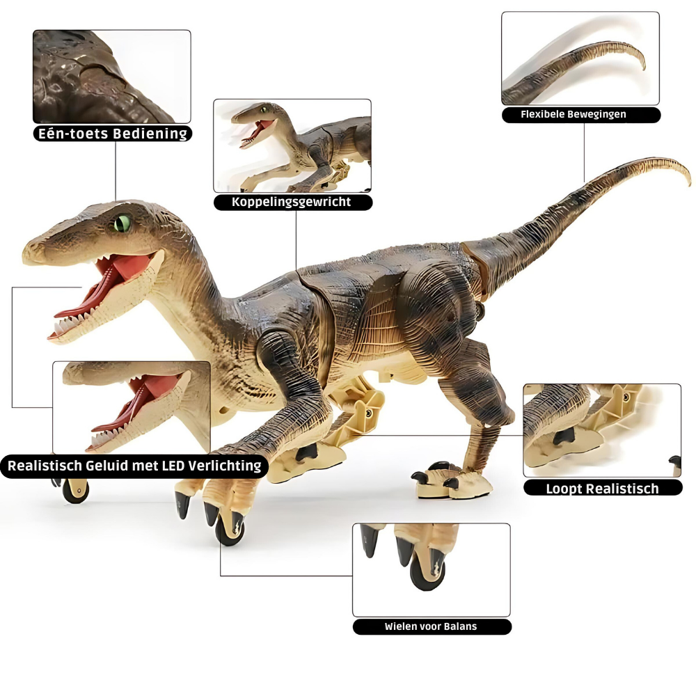 Radio Raptor™ | Elektrische Dinosaurus op Afstandsbediening Speelgoed