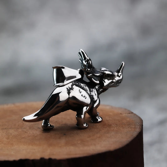 Styracosaurus Retro Design Dinosaur Pendant