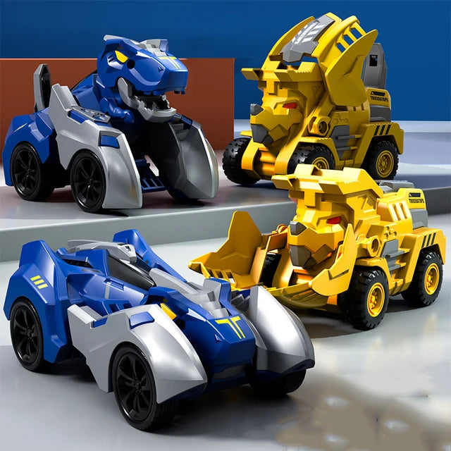 2 In 1 Transforming Dinosaur Car Transforming Toy Dino