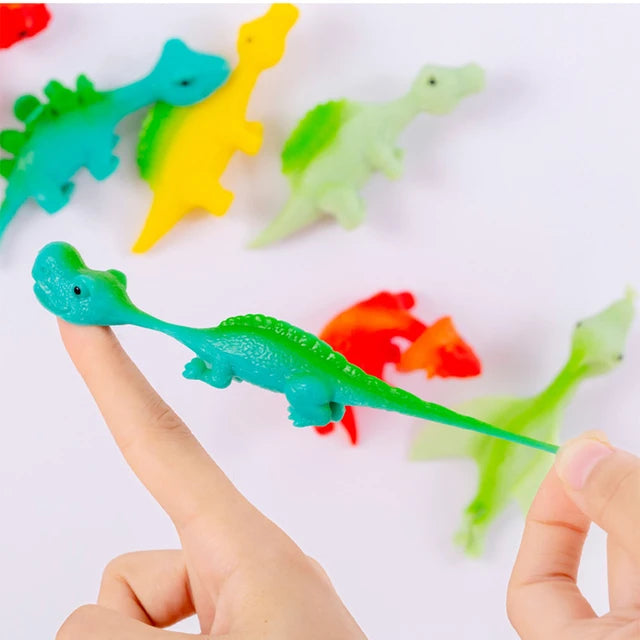 5/10Pc Kids Party Gunsten Mini Finger Shooting Dinosaurus Spel Voor Jongens Meisjes Verjaardag Carnaval Kerstfeest Gunsten Prijs Pinata