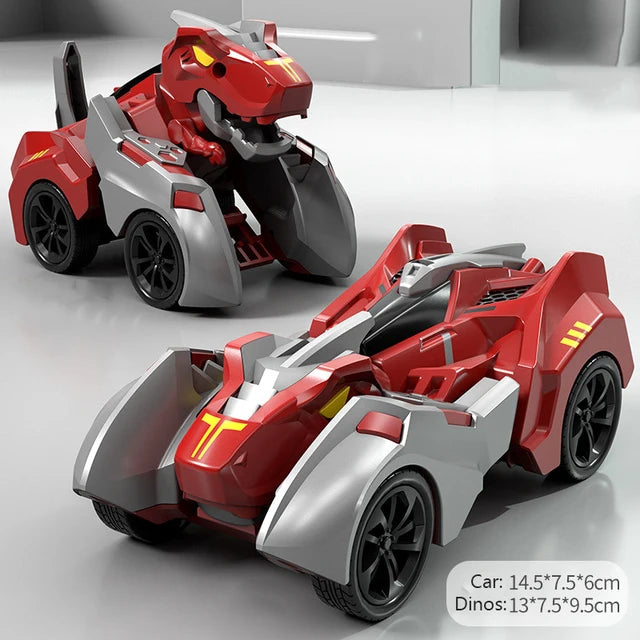 2 In 1 Transforming Dinosaur Car Transforming Toy Dino