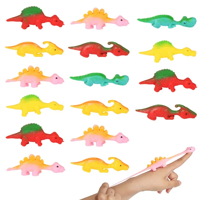 5/10Pc Kids Party Gunsten Mini Finger Shooting Dinosaurus Spel Voor Jongens Meisjes Verjaardag Carnaval Kerstfeest Gunsten Prijs Pinata