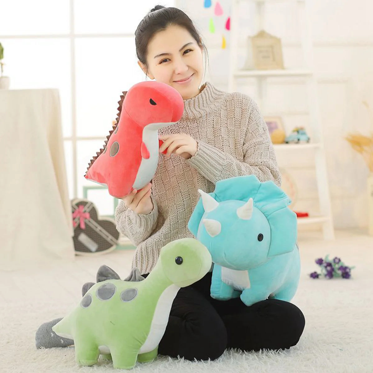 Snuggle Saurus™ | Cute Comfortable Plush Dinosaur